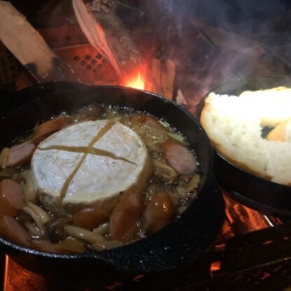 キャンプで作りました！めちゃめちゃ美味しかったですー♪また作ります。